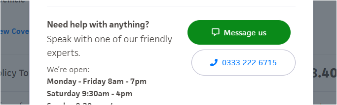 Gym_Monkee's tweet photo. @AdmiralUK Why advertise this number through your website that goes to someone not associated with your business? https://t.co/JYqZZJN0Ah