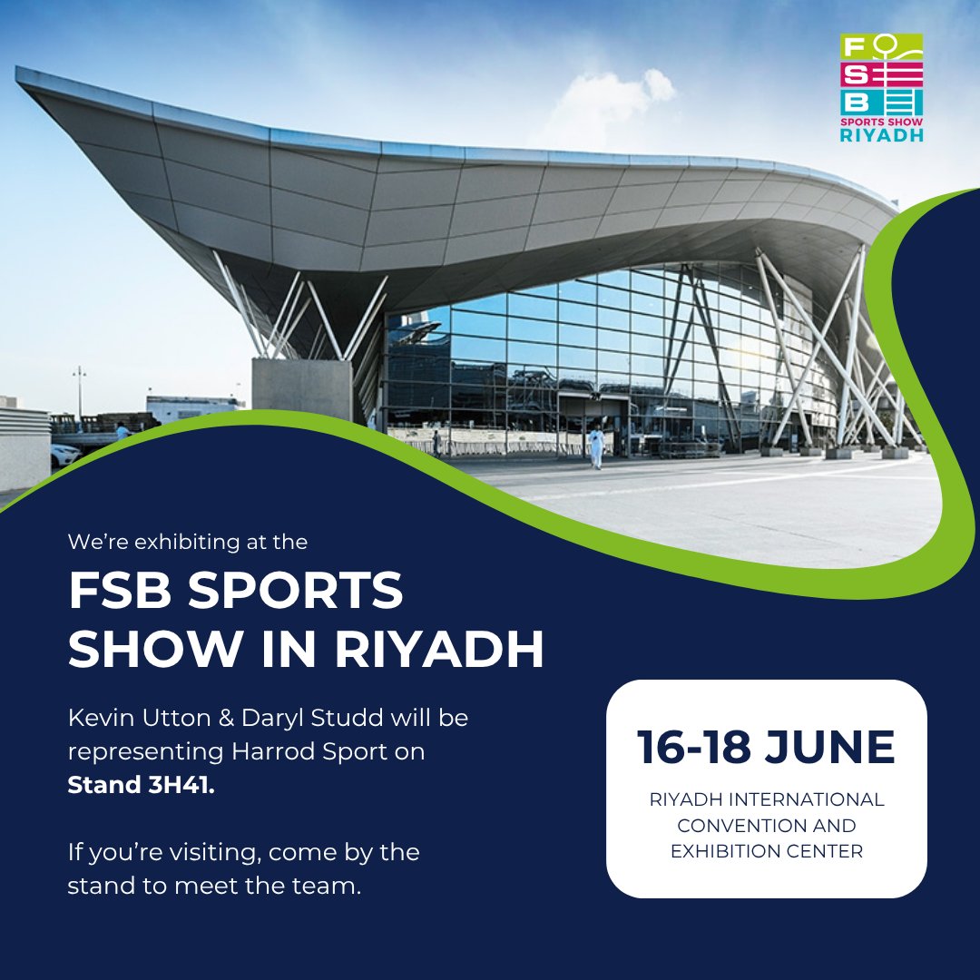 We’re heading to Riyadh for the FSB Sports Show Riyadh 🌟

From 16-18 June, we’ll be exhibiting at Saudi Arabia's largest trade event for sports infrastructure development, held at the Riyadh International Convention and Exhibition Center.

You can find us at Stand 3H41- we’d