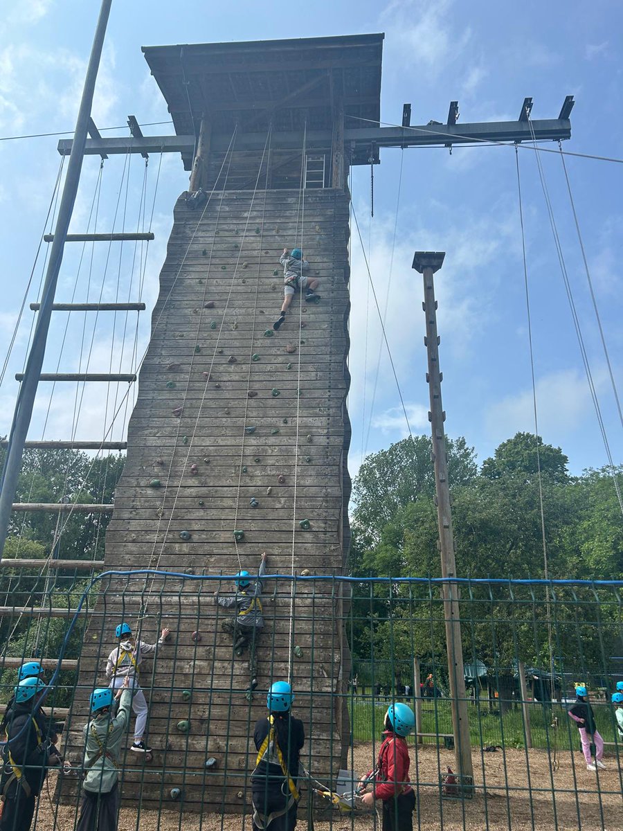 The climbing wall