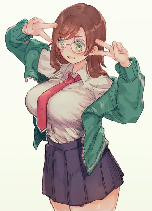 #無言で眼鏡娘をあげる見た人もやる 