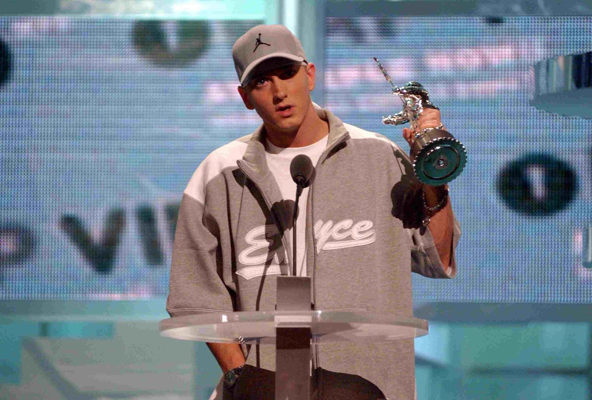Eminem, (2002).
📸: Kevin Mazur