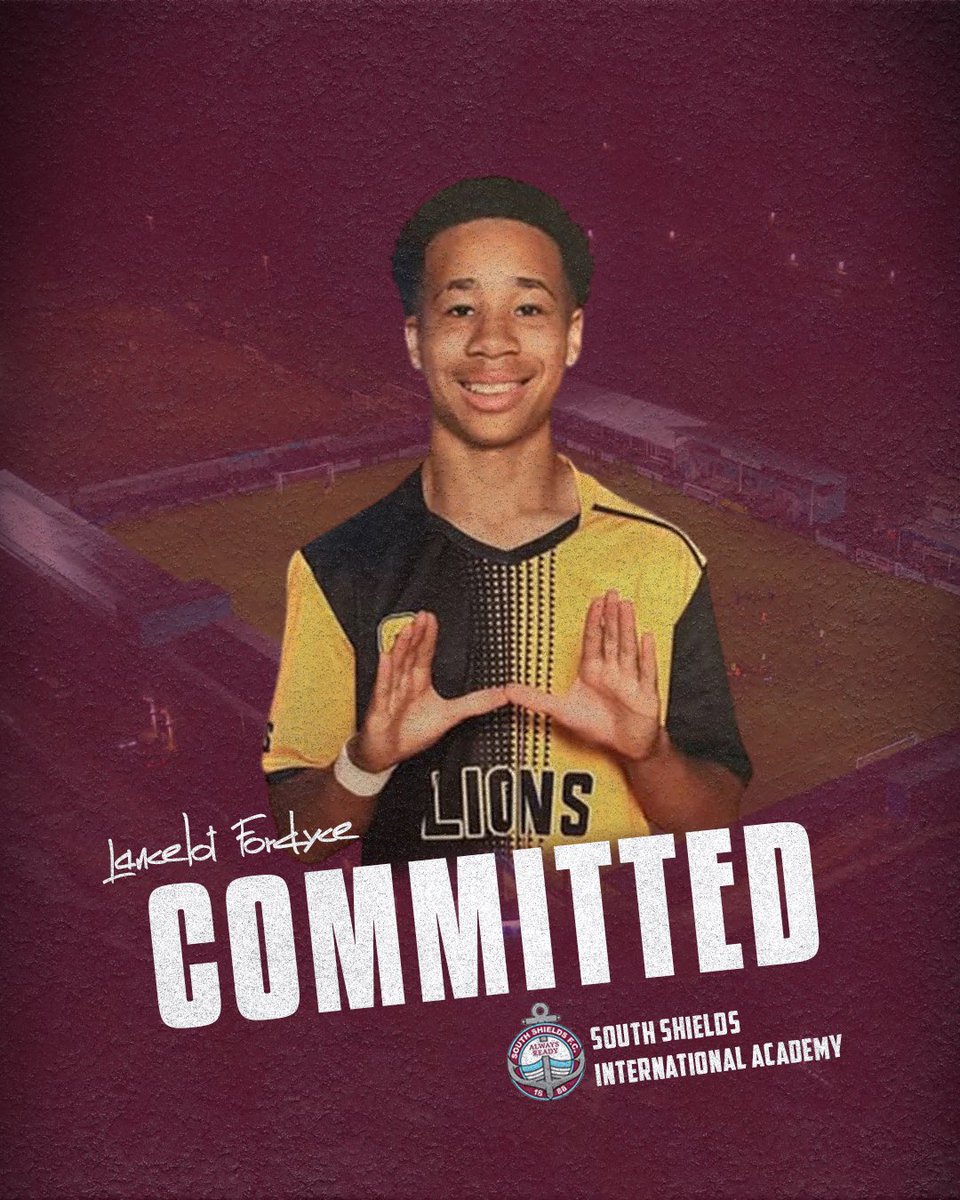 We are delighted to announce Lancelot Fordyce from Saint Louis, Missouri! Has committed to South Shields International Academy!

We can’t wait to welcome you, Lancelot!

#SSFC | #AlwaysReady