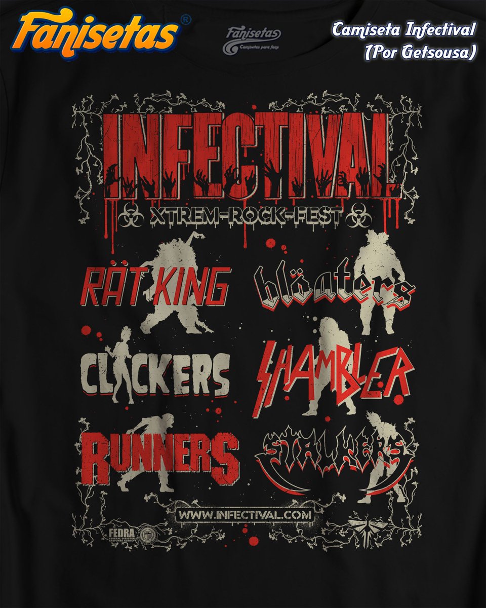 Fanisetas (@fanisetas) on Twitter photo Ya llega la temporada de infectivales! #camisetas #tees #tshirts #festivales #verano #summer #thelastofus #rock #pop #heavymetal #musicfestival #infected #gaming #gamer #tvshows #seriestv #fanisetas Ilustrado por <a href="/getsousa_tees/">GetSousa!✍️</a> fanisetas.com/camiseta-infec… Ya llega la temporada de infectivales! #camisetas #tees #tshirts #festivales #verano #summer #thelastofus #rock #pop #heavymetal #musicfestival #infected #gaming #gamer #tvshows #seriestv #fanisetas Ilustrado por <a href="/getsousa_tees/">GetSousa!✍️</a> fanisetas.com/camiseta-infec…