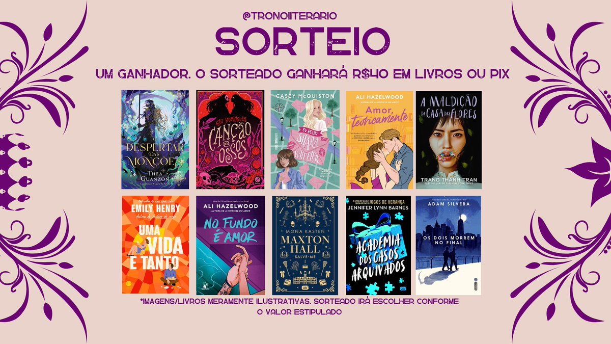 Trono literário tweet media