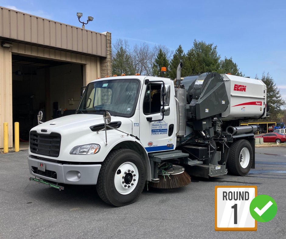 The 1st full round of street sweeping in the Township was completed on May 16th.

All in all, 167,660 lbs. (83.8 tons) of debris were collected!

When is the street sweeper servicing your area? Be sure to check our website for weekly updates - bit.ly/Street-Sweepin…