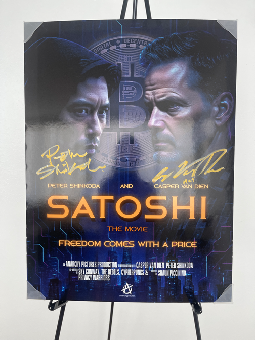 Satoshi Movie (@sat0sh1movie) on Twitter photo hal was the first bitcoin believer. in the spirit of the rebels here early, our first giveaway
win
🎟️ the only signed SATOSHI movie poster in existence — autographed by co-stars <a href="/caspervandien/">Casper Van Dien</a> & Peter Shinkoda (shipped globally)
🎟️ red carpet VIP access for 2 to the LA premiere hal was the first bitcoin believer. in the spirit of the rebels here early, our first giveaway
win
🎟️ the only signed SATOSHI movie poster in existence — autographed by co-stars <a href="/caspervandien/">Casper Van Dien</a> & Peter Shinkoda (shipped globally)
🎟️ red carpet VIP access for 2 to the LA premiere