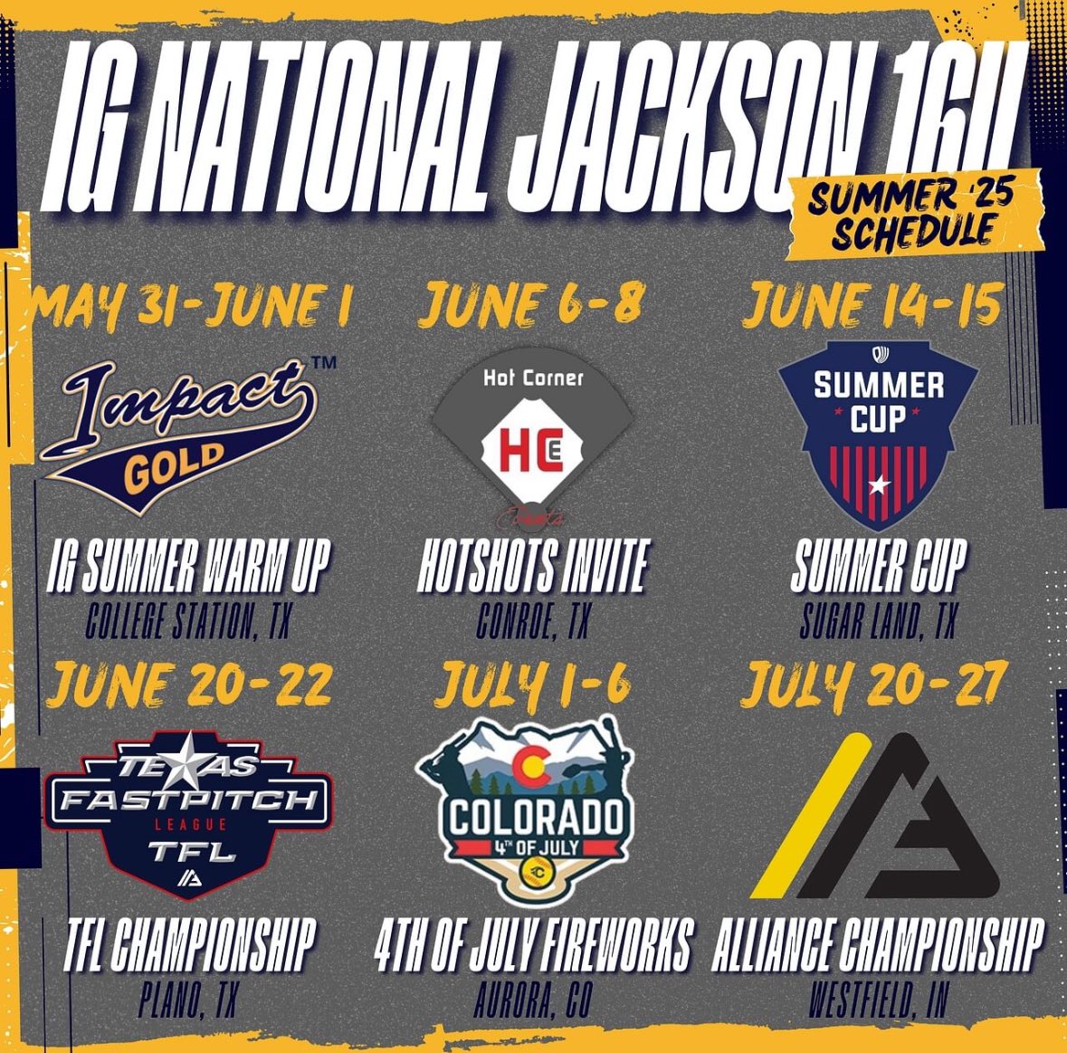 Regina (Regi) Amaya (@amayaregina03) on Twitter photo Come out and watch me play😁😁
<a href="/IG_Jackson16U/">Impact Gold National Jackson 16U</a>
<a href="/mitsoftball/">MIT Softball</a> <a href="/CoachSullySB/">Coach Trotman</a> <a href="/HarvardSB/">Harvard Softball</a> <a href="/coachjennyrohn/">Jenny Rohn</a> <a href="/echohawk21/">TobinEchohawk</a>
<a href="/vypehouston/">VYPE Houston</a>
<a href="/ExtraInningSB/">EXTRA INNING SOFTBALL</a> <a href="/PurdueSoftball/">Purdue Softball</a>
<a href="/CoachMFrezzotti/">Magali Frezzotti</a> <a href="/2Ganeff/">Kris Ganeff</a> <a href="/NDsoftball/">Notre Dame Softball</a>
<a href="/DukeCoachYoung/">Marissa Young</a> <a href="/DukeSOFTBALL/">Duke Softball</a>
<a href="/YaleSoftball/">Yale Softball</a> <a href="/CULionsSoftball/">Columbia Softball</a> <a href="/JenTeague24/">Coach Teague (she/her)</a> Come out and watch me play😁😁
<a href="/IG_Jackson16U/">Impact Gold National Jackson 16U</a>
<a href="/mitsoftball/">MIT Softball</a> <a href="/CoachSullySB/">Coach Trotman</a> <a href="/HarvardSB/">Harvard Softball</a> <a href="/coachjennyrohn/">Jenny Rohn</a> <a href="/echohawk21/">TobinEchohawk</a>
<a href="/vypehouston/">VYPE Houston</a>
<a href="/ExtraInningSB/">EXTRA INNING SOFTBALL</a> <a href="/PurdueSoftball/">Purdue Softball</a>
<a href="/CoachMFrezzotti/">Magali Frezzotti</a> <a href="/2Ganeff/">Kris Ganeff</a> <a href="/NDsoftball/">Notre Dame Softball</a>
<a href="/DukeCoachYoung/">Marissa Young</a> <a href="/DukeSOFTBALL/">Duke Softball</a>
<a href="/YaleSoftball/">Yale Softball</a> <a href="/CULionsSoftball/">Columbia Softball</a> <a href="/JenTeague24/">Coach Teague (she/her)</a>