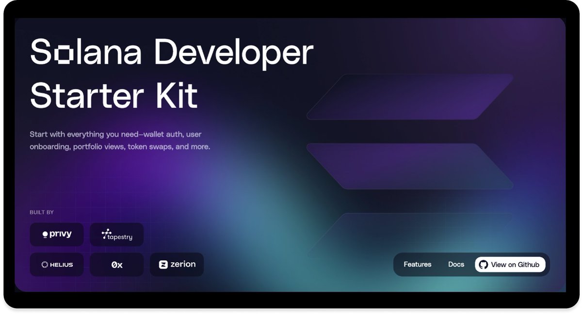 At Tapestry, we believe building onchain should be about shipping, not wrestling infra.

Today we’re launching the Solana Starter Kit, an opinionated, production-ready stack that gets apps from zero to live in minutes.

If you weren’t a builder before, you are now.