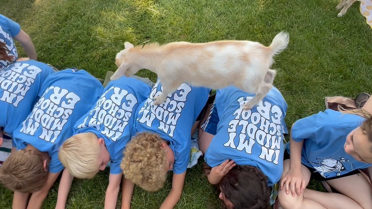 Anthony Wayne Local Schools (@awgenerals) on Twitter photo Last Day Blast is the G.O.A.T.! Thanks to <a href="/awlsmo/">Monclova Primary</a> Intervention Specialist, Mrs. Harrigan, students are getting to try Goat Yoga - a unique blend of exercise and animal therapy. It’s part petting zoo, part peaceful pose, and plenty of kidding around! 🐐🧘
youtu.be/QCnsb4QxWYI Last Day Blast is the G.O.A.T.! Thanks to <a href="/awlsmo/">Monclova Primary</a> Intervention Specialist, Mrs. Harrigan, students are getting to try Goat Yoga - a unique blend of exercise and animal therapy. It’s part petting zoo, part peaceful pose, and plenty of kidding around! 🐐🧘
youtu.be/QCnsb4QxWYI