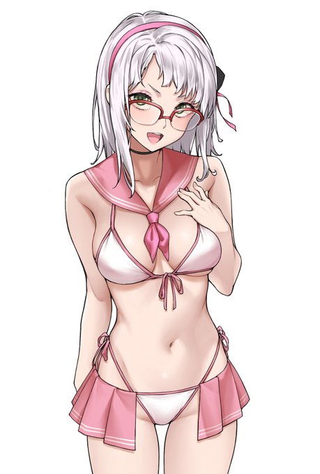 #無言で眼鏡娘をあげる見た人もやる