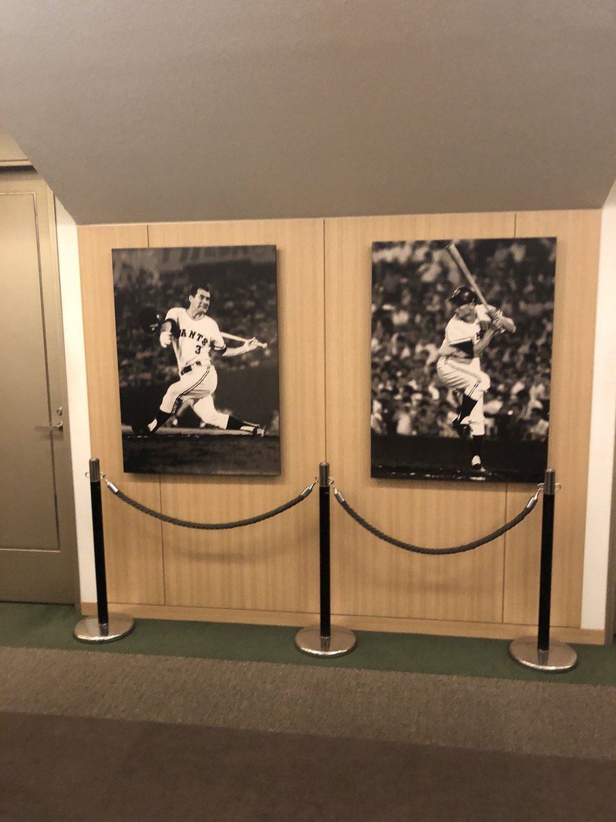 東京ドームのスイートフロアの廊下に飾ってある写真
これ見た時は感動したなぁ
甲子園でガルベスが暴れた時観に行ってた、その時の監督が長嶋さんでした