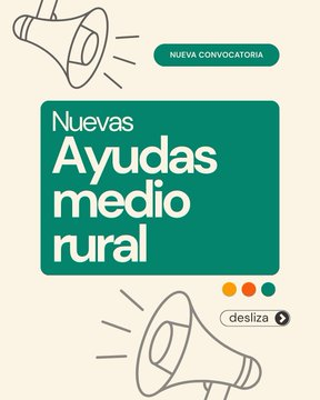🚨 Última semana para solicitar las ayudas a proyectos culturales en el medio rural

🌿 Una convocatoria que busca fomentar la cooperación entre agentes culturales del medio rural

Más información 🔗 bit.ly/43NeWrb