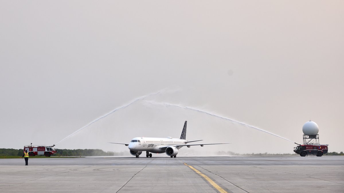 flyyhm's tweet image. Elevated economy has officially landed in #HamOnt! 🎉 We're proud to welcome @porterairlines to YHM as we celebrate today's inaugural flights to Halifax (YHZ) and Vancouver (YVR)! Service to Calgary (YYC) and Edmonton (YEG) begins June 11. ✈️
Learn more: bit.ly/3ZOkLDx