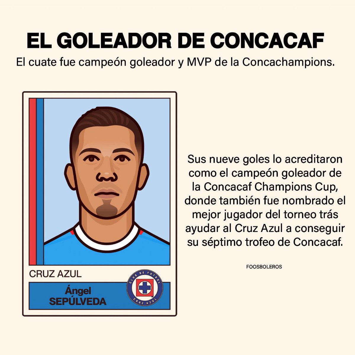 Felicitaciones para el goleador de Concacaf.