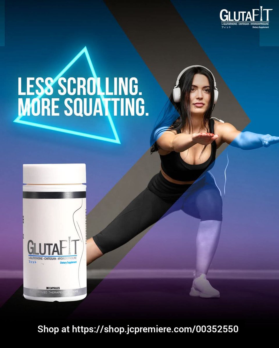 Philleaj05's tweet photo. Squats + GlutaFit = the kind of glow that filters can’t fake ✨ 

Shop at https://t.co/maKfrCqu7s 

#GlowandBeFit #BeautyFromWithin #JC #IChooseJC #FitAndGlow #GlutafitGlow https://t.co/hS4UGLEhEf