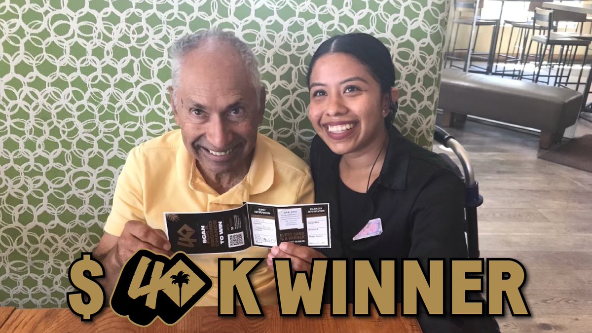 🚨The $40,000 Thank You Card prize has been WON🚨

Congrats to our lucky winner! There’s still $10,000 up for grabs! Stop by before June 8th for your chance to be our next big winner.