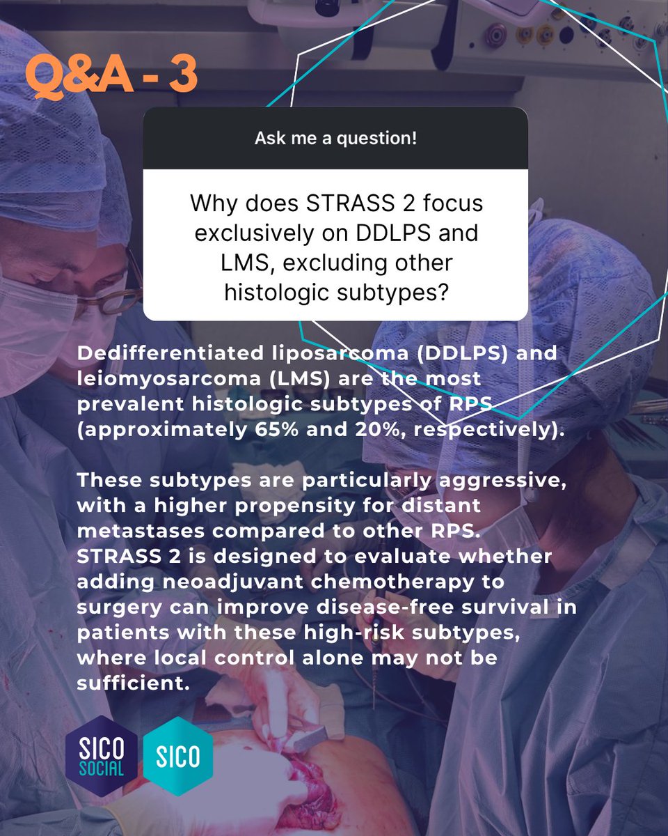 oncoteamsarcoma's tweet image. Neoadjuvant chemo in RPS?
@EORTC STRASS2 tests it in high-risk DDLPS & LMS.
@Strexit2Horizon adds real-world insights from non-trial patients.
Is this a shift in standard care?
🧠 Multidisciplinary judgment still key.
#SarcomaSurgery #RPS #OncSurg #MedEducation