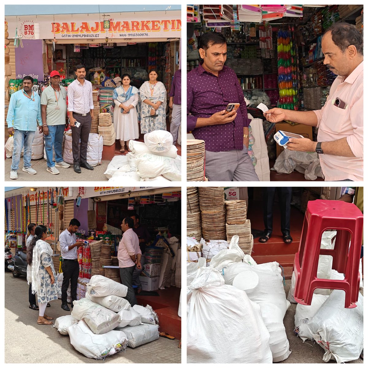 ಮೈಸೂರು ಮಹಾನಗರ ಪಾಲಿಕೆಯ ವಲಯ ಕಚೇರಿ-06ರ ವ್ಯಾಪ್ತಿಯಲ್ಲಿ ಬರುವ ವಾರ್ಡ್ ನಂ.23ರಲ್ಲಿ 178 ಕೆಜಿ ನಿಷೇಧಿತ ಏಕಬಳಕೆ ಪ್ಲಾಸ್ಟಿಕ್ ಅನ್ನು ವಶಪಡಿಸಿಕೊಂಡು 10,000/-ರೂ ದಂಡ ವಿಧಿಸಲಾಯಿತು. ಈ ಸಂದರ್ಭದಲ್ಲಿ ವಲಯ ಆಯುಕ್ತರಾದ ಶ್ರೀಮತಿ ಪ್ರತಿಭ ಎಂ.ಎಸ್, ಶ್ರೀಮತಿ ಮೈತ್ರಿ ಎಸ್, ಪರಿಸರ ಅಭಿಯಂತರರು ಹಾಗೂ ಇತರರು ಹಾಜರಿದ್ದರು. #sbmurbangov