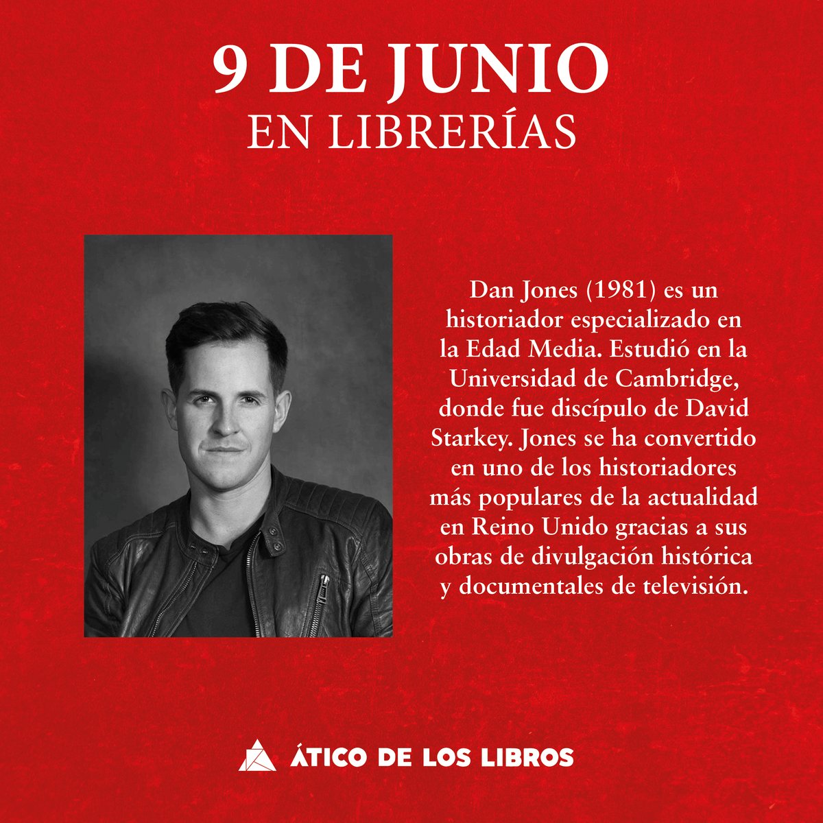 Ático de los Libros (@aticolibros) on Twitter photo ¡Novedad!
El próximo 9 de junio llega la edición bolsillo del debut en la ficción histórica del mejor narrador sobre la Edad Media.
"Los perros de Essex" de Dan Jones. No te pierdas esta apasionante novela sobre la guerra de los Cien Años 📖
<a href="/udllibros/">Udl Libros</a> ¡Novedad!
El próximo 9 de junio llega la edición bolsillo del debut en la ficción histórica del mejor narrador sobre la Edad Media.
"Los perros de Essex" de Dan Jones. No te pierdas esta apasionante novela sobre la guerra de los Cien Años 📖
<a href="/udllibros/">Udl Libros</a>
