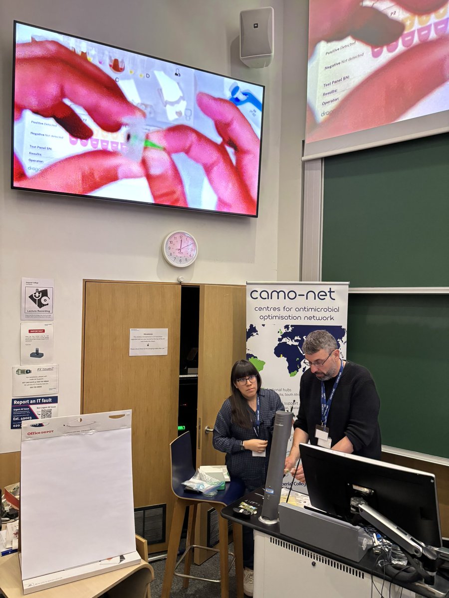 CAMO-Net (@camo_net1) on Twitter photo From magnetic beads to Lab-on-Chip: <a href="/jesusrodman/">Jesus Rodriguez Manzano</a> <a href="/NickMoserIC/">Nicolas Moser</a> & @kenny_ic showcasing cutting-edge tools powering portable molecular diagnostics. Dragonfly tech brings high-efficiency nucleic acid detection to low-resource settings - real innovation for real-world impact #AMR #Dx From magnetic beads to Lab-on-Chip: <a href="/jesusrodman/">Jesus Rodriguez Manzano</a> <a href="/NickMoserIC/">Nicolas Moser</a> & @kenny_ic showcasing cutting-edge tools powering portable molecular diagnostics. Dragonfly tech brings high-efficiency nucleic acid detection to low-resource settings - real innovation for real-world impact #AMR #Dx