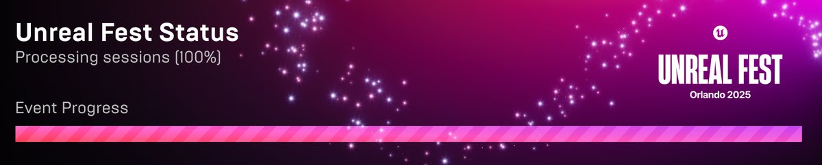 State of Unreal is fully loaded and ready to roll in two hours!

epic.gm/state-of-unrea…