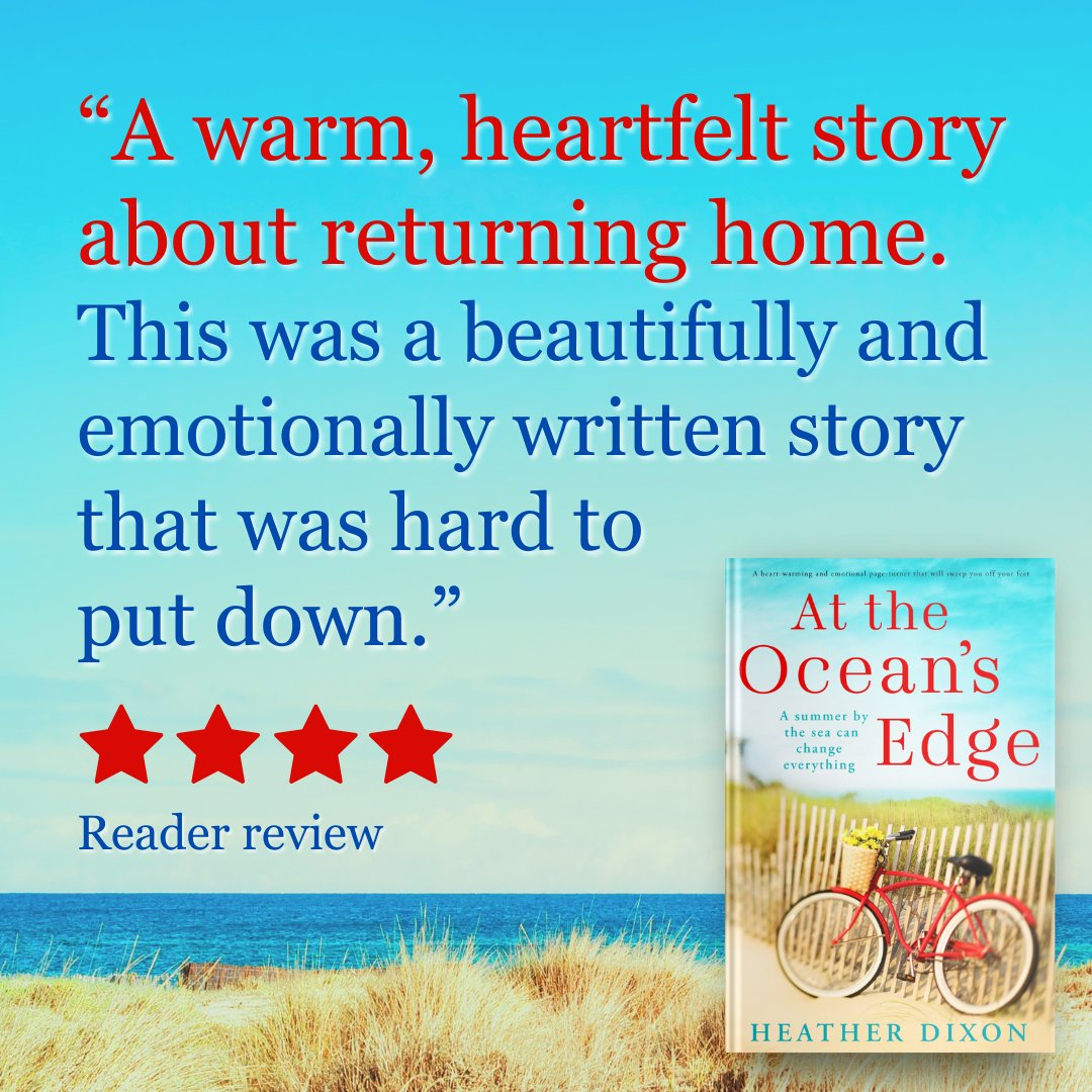 😍 Wishing your next read could be a poignant, emotionally rich story about finding the courage it takes to pursue your dreams, and the healing power of love?

🌊 Discover At the Ocean's Edge by <a href="/hdixonwriter/">Heather Dixon</a> today: geni.us/983-rd-two-am

#contemporaryromance