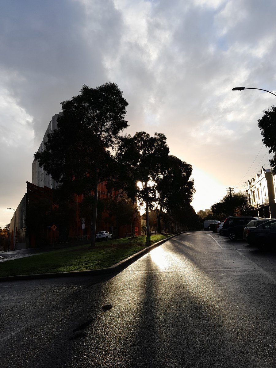 ...behind a school building.