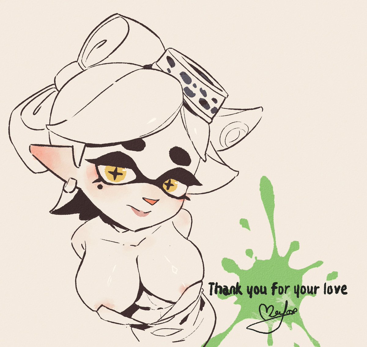 zhang_tian57284's tweet image. Thank you for all the love. Please continue to take care of me in the days to come. — Cheerful Moonfox
皆さんの愛に感謝します。これからもどうぞよろしくお願いしますー幸せなMoonfoxより #Splatoon3 #fanart