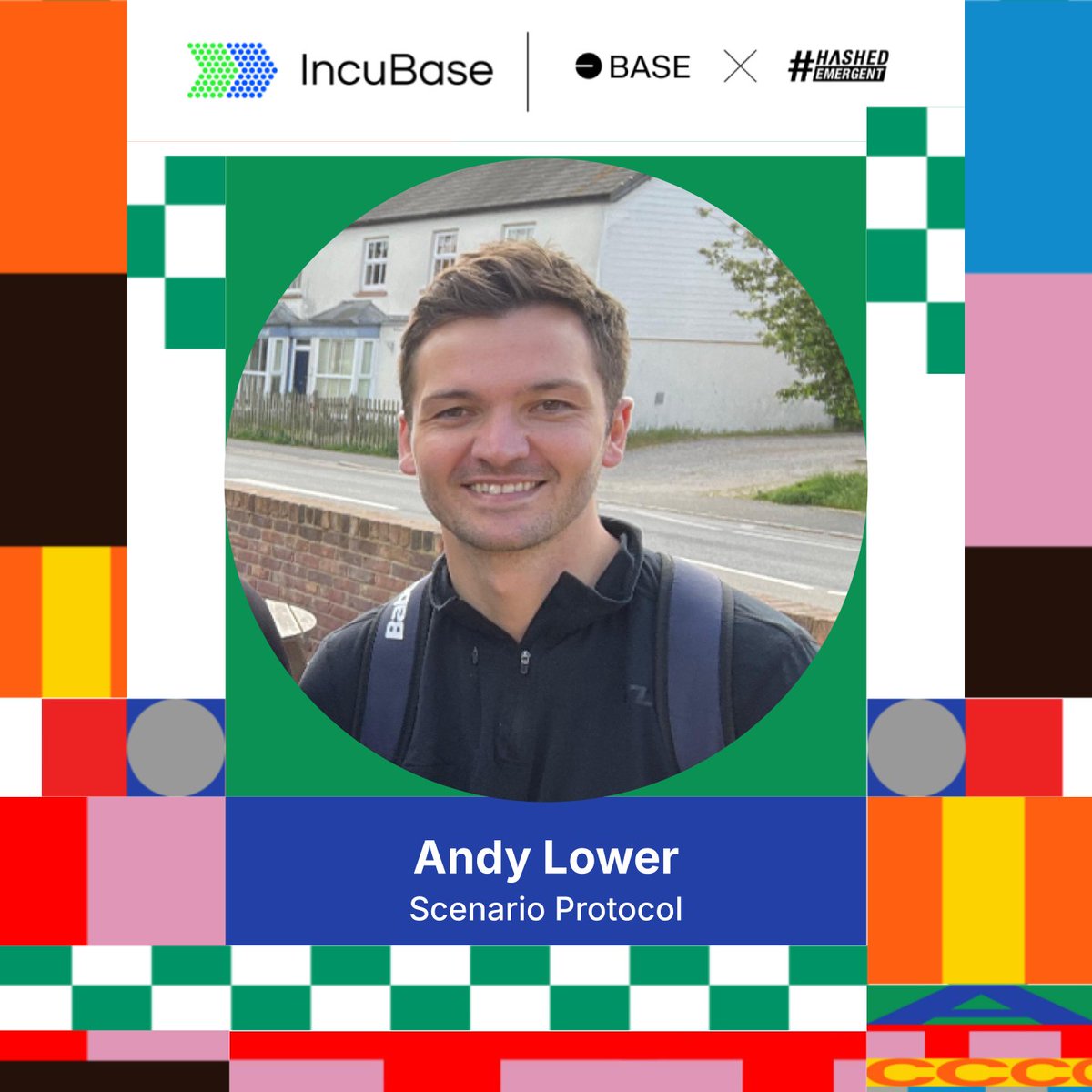 Cryptish (@andylower_) on Twitter photo Excited to have been accepted into #IncuBase 🥳
Led by <a href="/base/">Base</a> and <a href="/HashedEM/">Hashed Emergent</a>, this program will help us accelerate <a href="/ScenarioAlerts/">Scenario Protocol</a>, through mentoring, network growth, workshops, pitch development and the big demo day!
Base is for Scenario 🟢 Excited to have been accepted into #IncuBase 🥳
Led by <a href="/base/">Base</a> and <a href="/HashedEM/">Hashed Emergent</a>, this program will help us accelerate <a href="/ScenarioAlerts/">Scenario Protocol</a>, through mentoring, network growth, workshops, pitch development and the big demo day!
Base is for Scenario 🟢
