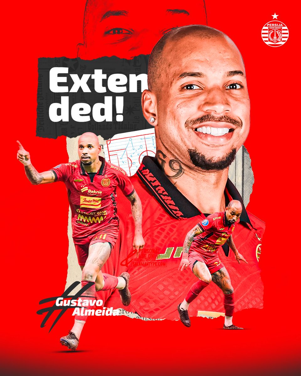 Persija_Jkt's tweet photo. Persija resmi memperpanjang kontrak Gustavo Almeida selama 2 tahun ke depan dengan opsi perpanjangan kontrak satu tahun.

Perpanjangan kontrak yang disodorkan Persija kepada Gustavo tak lepas dari performa apiknya di Liga 1 2024/2025. Dari 28 pertandingan yang ia lakoni bersama Macan Kemayoran, total 18 gol berhasil ia kreasi. 

Berita selengkapnya di situs resmi Persija.

#Persija