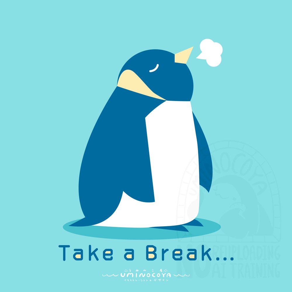 イラレ練習🐧💭