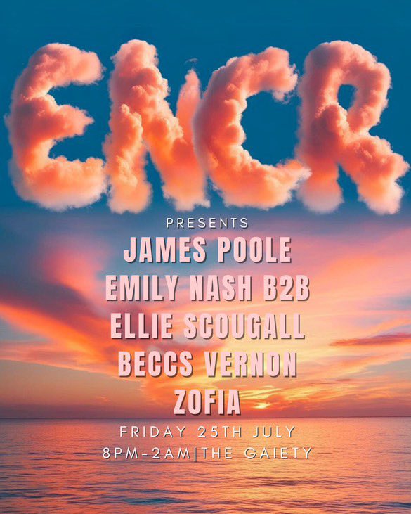 ENCORE. South Parade, Southsea.

book.events/encr/2025-07-2… 

#Southsea #Event #LiveMusic