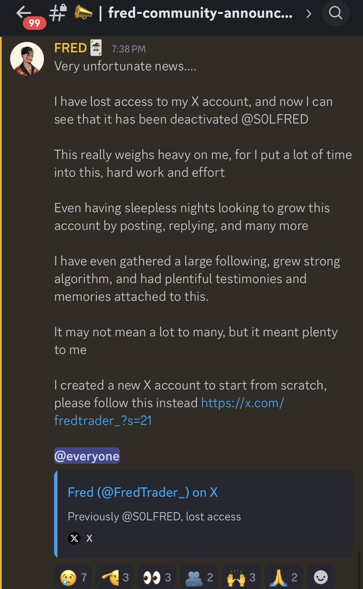 Fred tweet media