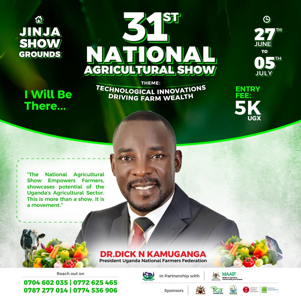 The Agriculture show is mora than a show, it’s movement since way back; for the past 31 years. 

 #AgricShow25