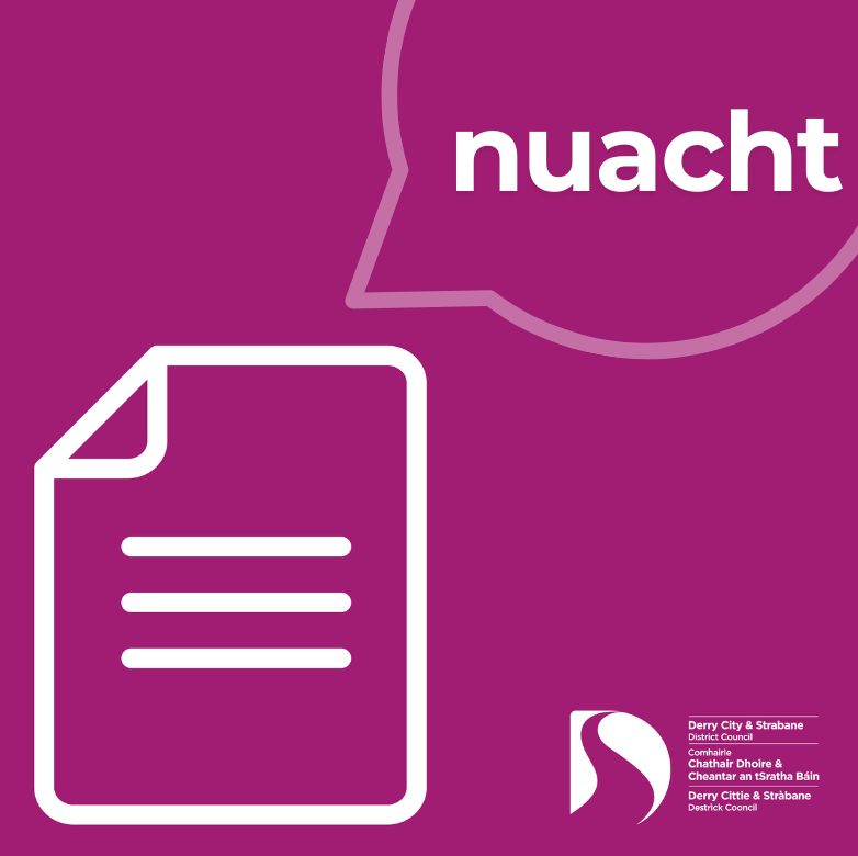 GAEILGE AGUS FÁILTE: EAGRÁN 7
Seo chugaibh an 7ú eagrán de Nuachtlitir Ghaeilge Chomhairle Chathair Dhoire agus Cheantar an tSratha Báin.
Is féidir teacht ar an Nuachtlitir ar an nasc seo a leanas:
derrystrabane.com/services/irish…
Bainigí sult as!