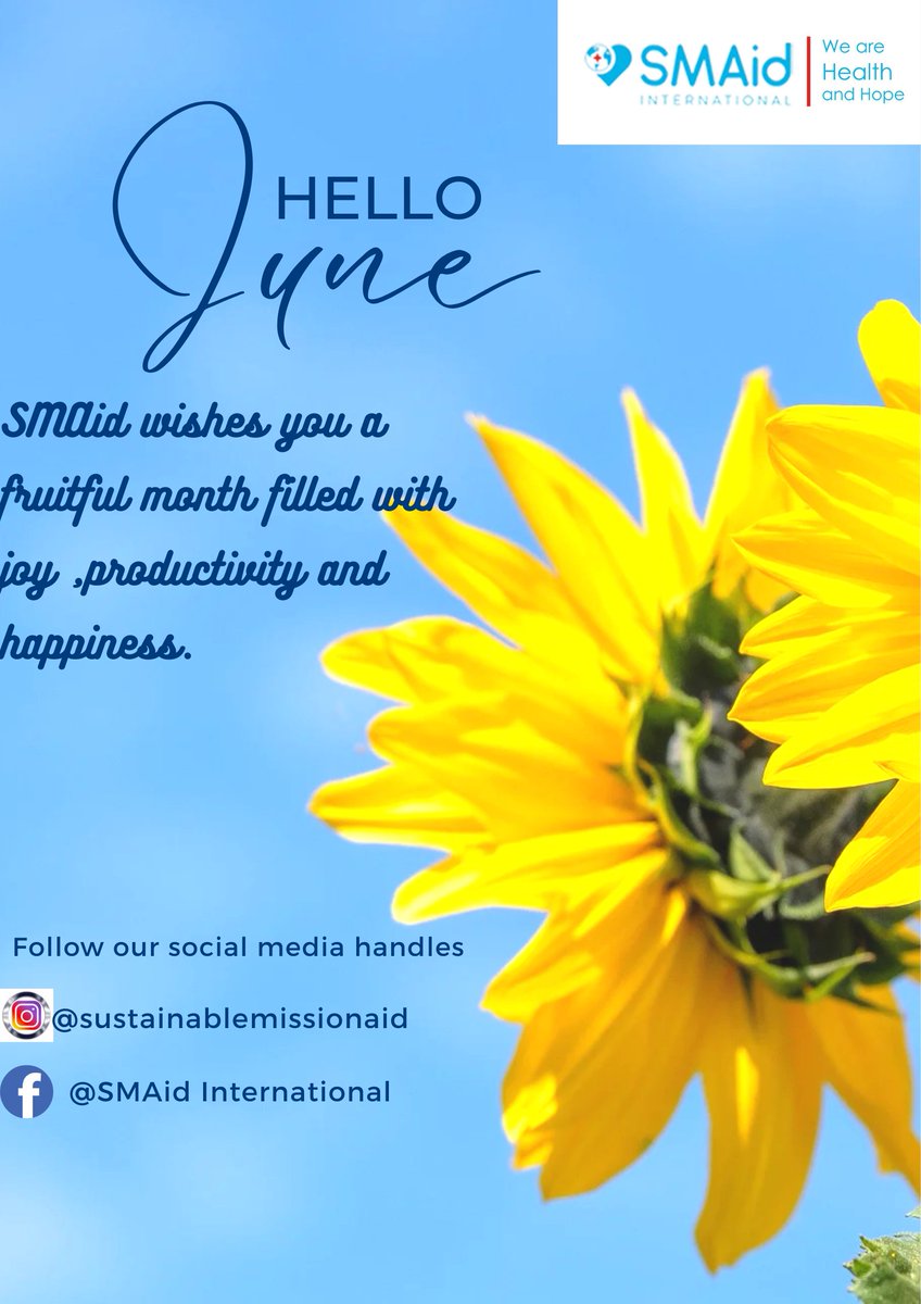 officsmaid_intl's tweet photo. 🌟 Happy New Month! 🌟

SMAid extends heartfelt wishes to all our partners, stakeholders, and cherished beneficiaries.

May this new month bring renewed hope, prosperity, and continued collaboration.

We look forward to achieving greater milestones together. https://t.co/1yZX4mZU2J