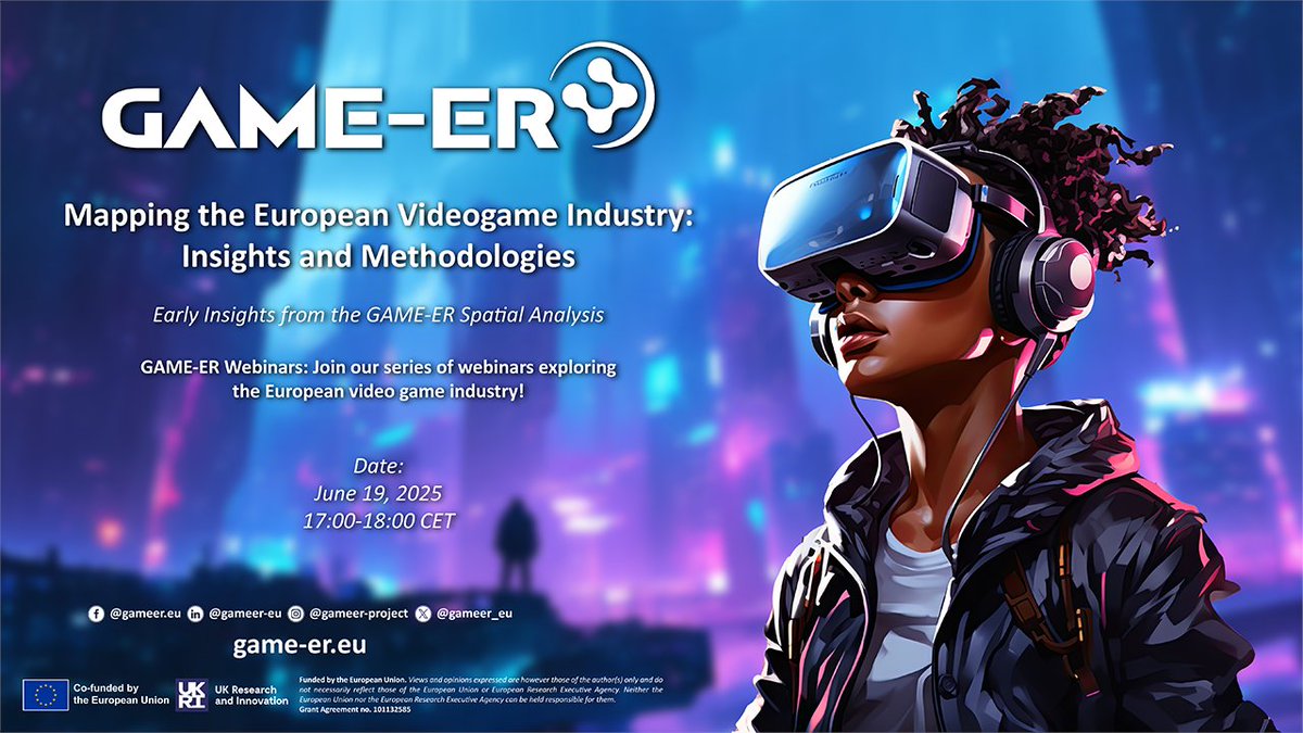 GAME-ER Project (@gameer_eu) on Twitter photo ๐๐๐๐-๐๐ ๐๐๐๐ข๐ง๐๐ซ๐ฌ โ ๐๐๐ฅ๐ฅ๐๐ฃ๐ ๐ฉ๐๐ ๐๐ช๐ง๐ค๐ฅ๐๐๐ฃ ๐๐๐๐๐ค๐๐๐ข๐ ๐๐ฃ๐๐ช๐จ๐ฉ๐ง๐ฎ: ๐๐ฃ๐จ๐๐๐๐ฉ๐จ ๐๐ฃ๐ ๐๐๐ฉ๐๐ค๐๐ค๐ก๐ค๐๐๐๐จ
June 19, 2025 โ 17:00-18:00 CET
๐ฅ๐ฒ๐ด๐ถ๐๐๐ฟ๐ฎ๐๐ถ๐ผ๐ป ๐ฎ๐ป๐ฑ ๐ฑ๐ฒ๐๐ฎ๐ถ๐น๐ ๐ต๐ฒ๐ฟ๐ฒ: events.teams.microsoft.com/event/629cd27bโฆ ๐๐๐๐-๐๐ ๐๐๐๐ข๐ง๐๐ซ๐ฌ โ ๐๐๐ฅ๐ฅ๐๐ฃ๐ ๐ฉ๐๐ ๐๐ช๐ง๐ค๐ฅ๐๐๐ฃ ๐๐๐๐๐ค๐๐๐ข๐ ๐๐ฃ๐๐ช๐จ๐ฉ๐ง๐ฎ: ๐๐ฃ๐จ๐๐๐๐ฉ๐จ ๐๐ฃ๐ ๐๐๐ฉ๐๐ค๐๐ค๐ก๐ค๐๐๐๐จ
June 19, 2025 โ 17:00-18:00 CET
๐ฅ๐ฒ๐ด๐ถ๐๐๐ฟ๐ฎ๐๐ถ๐ผ๐ป ๐ฎ๐ป๐ฑ ๐ฑ๐ฒ๐๐ฎ๐ถ๐น๐ ๐ต๐ฒ๐ฟ๐ฒ: events.teams.microsoft.com/event/629cd27bโฆ