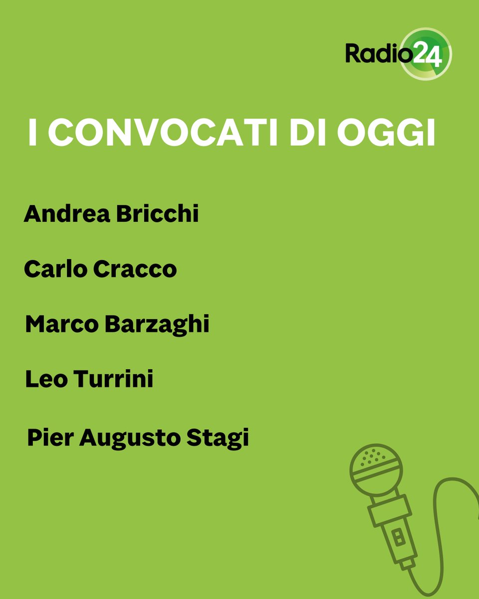 🗒️I Convocati di oggi #3giugno: