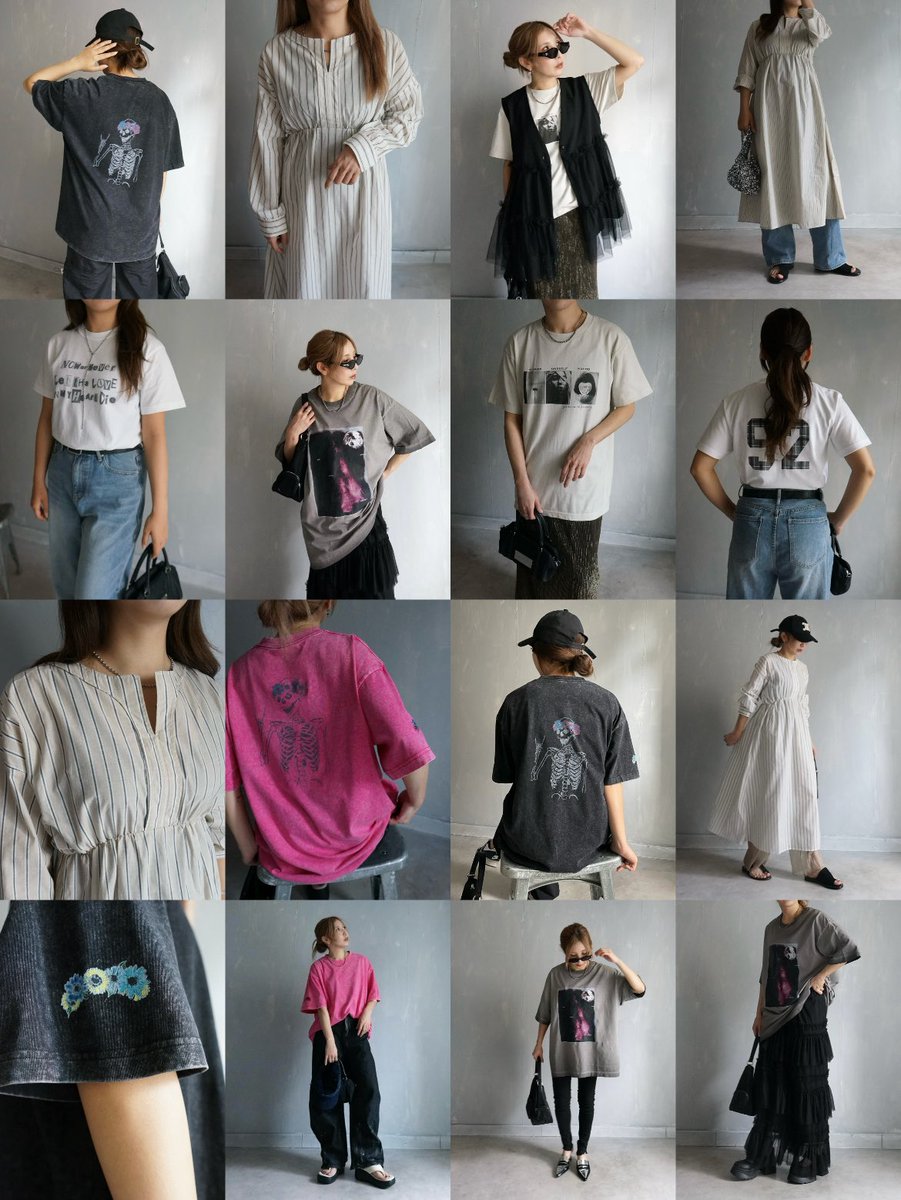 primaras06's tweet photo. newalaival 
夏といえばtシャツ☀️ゆったりラフに着れるオーバーサイズtシャツや首からスッポリラフに着れるストライプシャツワンピなど新作&amp;人気アイテム再販売多数更新致しました
SHOP https://t.co/5Rt3GZTEG2
＼ライブ限定クーポンは本日23:59まで／ https://t.co/OGe9aplltJ