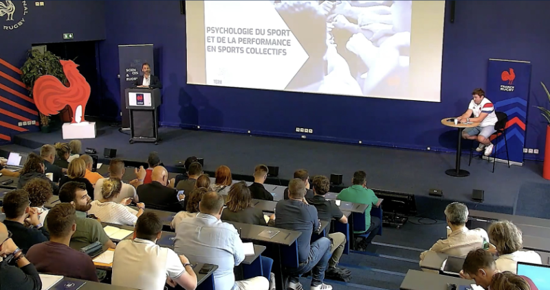 FranceRugby's tweet photo. 🏉 𝑺𝒄𝒊𝒆𝒏𝒄𝒆𝒔 &amp; 𝑹𝒖𝒈𝒃𝒚 

Rendez-vous les 27-28 juin au CNR pour explorer la question de l’impact des innovations technologiques au sein d’un staff Elite ! 👇