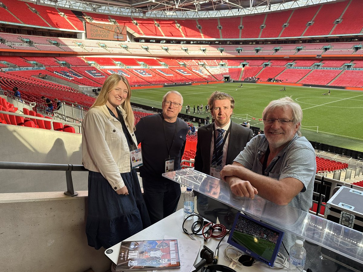 VictoriaPolley's tweet photo. A big shout out to the @BBCEssexSport team who have worked tirelessly all season on and off air, and went above and beyond on Sunday for 9 hours of live coverage from Wembley 📻

It had everything but the result…⚽️ https://t.co/ptL9HoJyGc