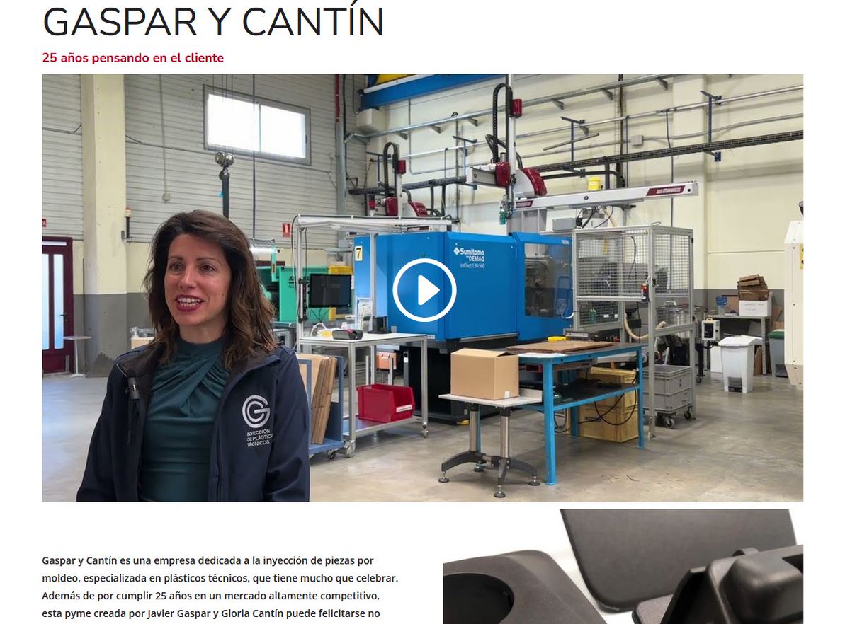 #GasparYCantín es protagonista de nuestra sección sección ‘Conoce a los socios del CAAR’ 25 años pensando en el cliente caaragon.com/gaspar-cantin-… #innovación #moldes #inyección #plástico #industria #Aragón #SociosCAAR