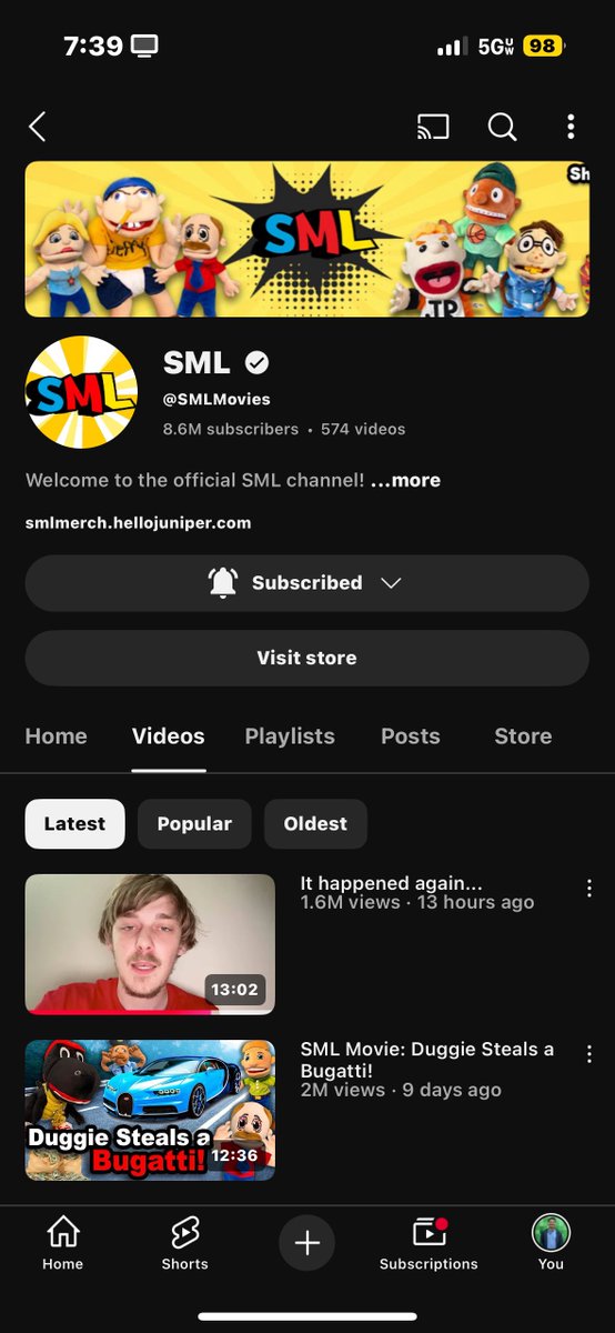 ashtoncaseman's tweet photo. Update: SML got ads back! From the looks of it, Logan removed the videos that were causing his demonetization. The reuploaders probably reposted them now. Source: Logan’s Instagram and YouTube channel https://t.co/KJcXnkr8HK