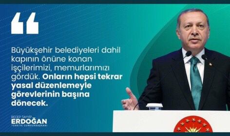 <a href="/Bem_Bir_Sen/">BEM-BİR-SEN</a> <a href="/Leventusl/">🇹🇷Levent USLU</a> Başkanım,  Sayın Cumhurbaşkanımız sözleşmeli memurlar ile ilgili işlerinize geri döneceksiniz sözü vermişti daha neyi bekliyoruz.  Cumhurbaşkanımızın önünde ne engel olabilir bugüne kadar verdiği her sözü yerine getirmiş bir Cumhurbaşkanımız var.