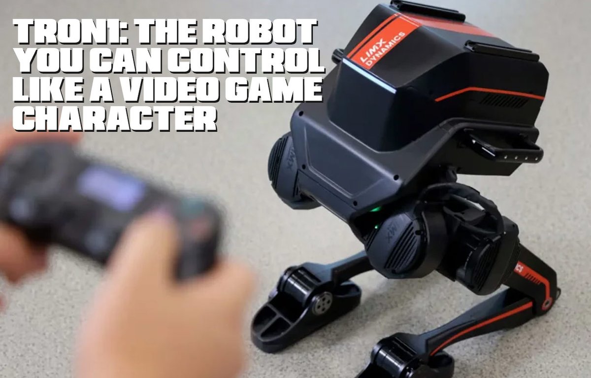 LookingGlassVR's tweet photo. Meet TRON1: The Robot you can control like a video game character https://t.co/0XsttNry2X