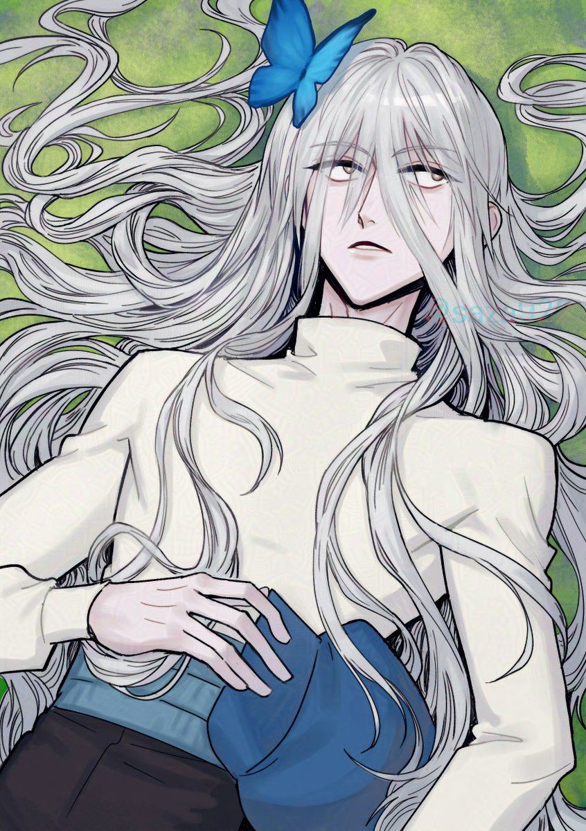 saza922's tweet image. 카이토 머리 길이를 해명해주실 토센세 구합니다