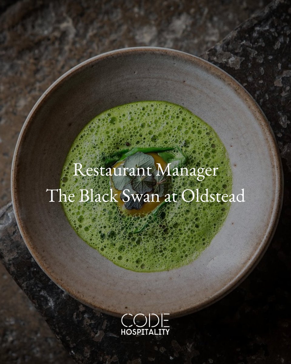 CODEHospitality's tweet photo. Find your next job on CODE Careers from Senior Sous Chef at Kiln to Restaurant Manager at @BlkSwanOldstead.
 
Explore CODE Careers: https://t.co/75W6NpWizy https://t.co/79m0NlUKku