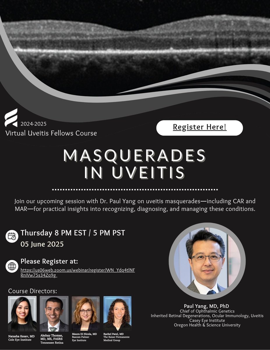 Young Uveitis Specialists (@younguveitis) on Twitter photo 
