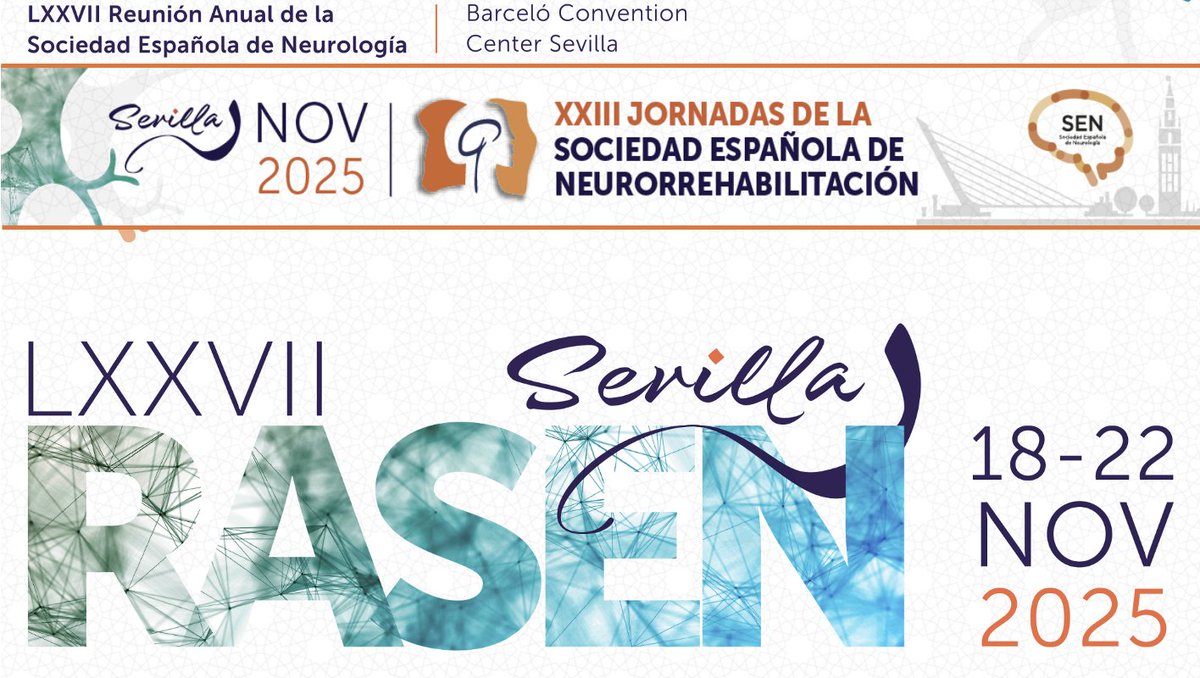 Recuerden que se mantiene el plazo para envió de comunicaciones a nuestra XXIII Jornada de la SENR abierto hasta el próximo 08 de septiembre.

¡Contamos contigo! 

Para más información: neuro-reha.com/211-abierto-el…