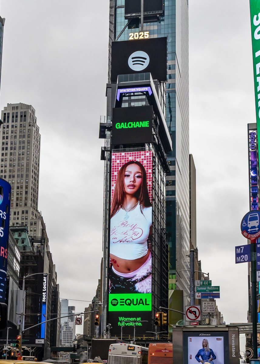 Just woke up and saw my face in Times Square… still can’t believe it’s real 😭🗽

So grateful to be part of Spotify EQUAL this truly means a lot to me💚
Thank you @spotify @spotifyasia and @spotifyth for shining a light on women and giving us a space to be heard. Let’s keep